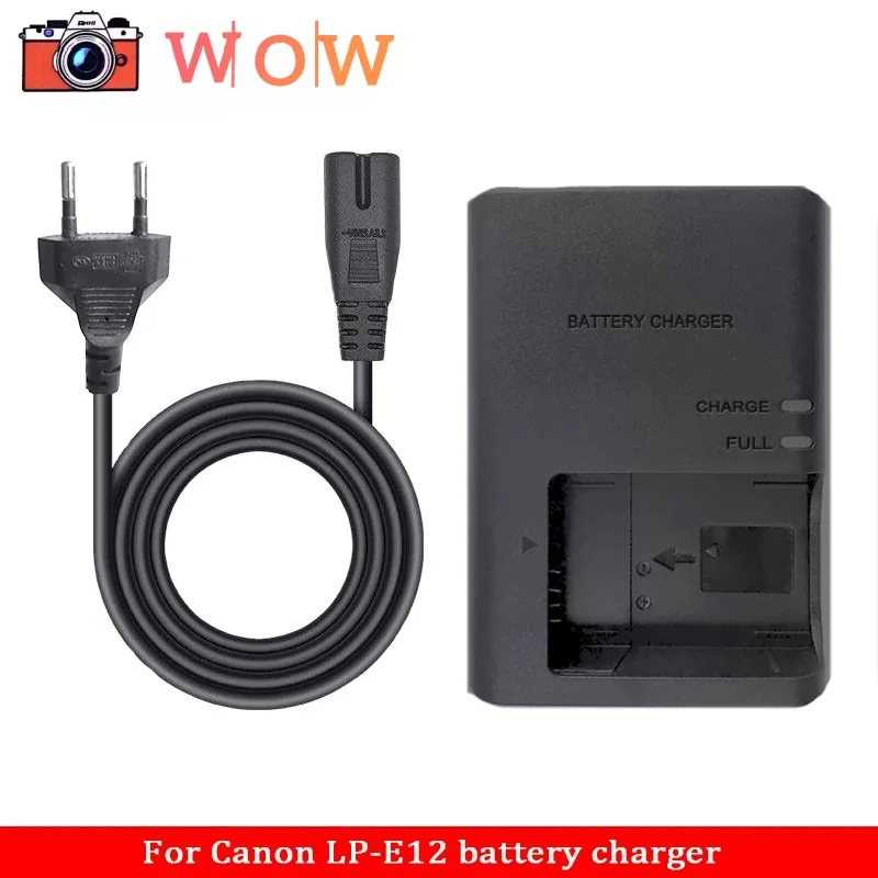 LC-E12E LCE12 Battery Charger for Canon LP-E12 LPE12 EOS-M EOS M EOS M200 M50 M50II M10 M100 100D Rebel SL1 Kiss X7 Camera