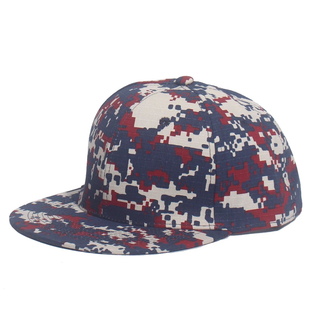 Camouflage Baseball Cap Cotton Snapback Hat Adult Sunshade Hat Unisex Adjustable Hip Hop Baseball Caps Cowboy Hat