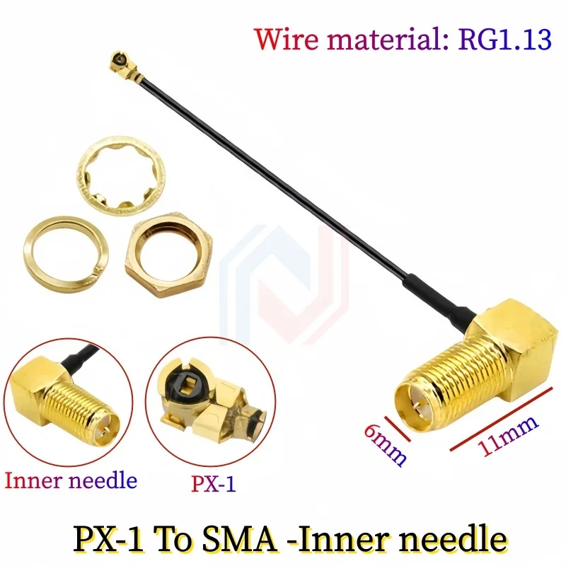 U.FL/PX UFL MHF To RP-SMA-KE Connector SMA Connector Female Male Antenna WiFi Pigtail Cable Ufl 1.13mm Pick