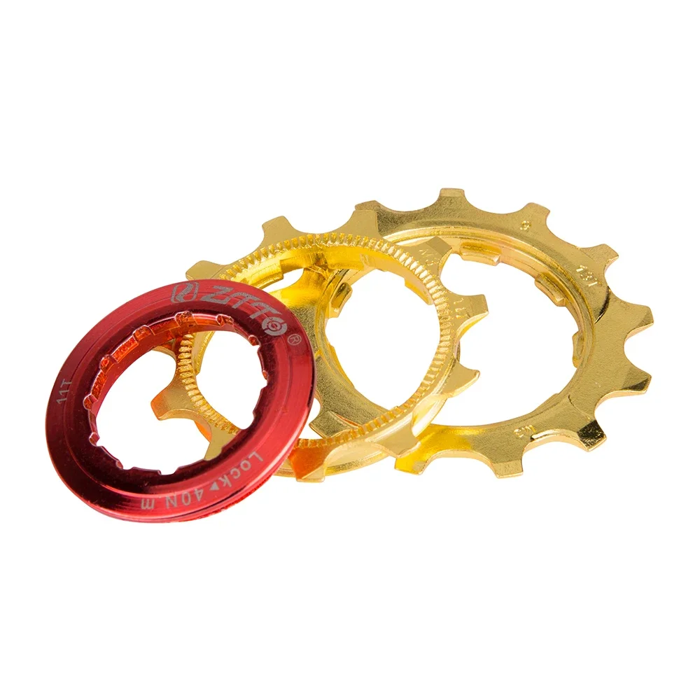 ZTTO MTB Road Bike Cassette Cog 9 10 11 Speed 11T 12T 13T Gold Sprocket Freewheel Cogs Replacements Bicycle Parts