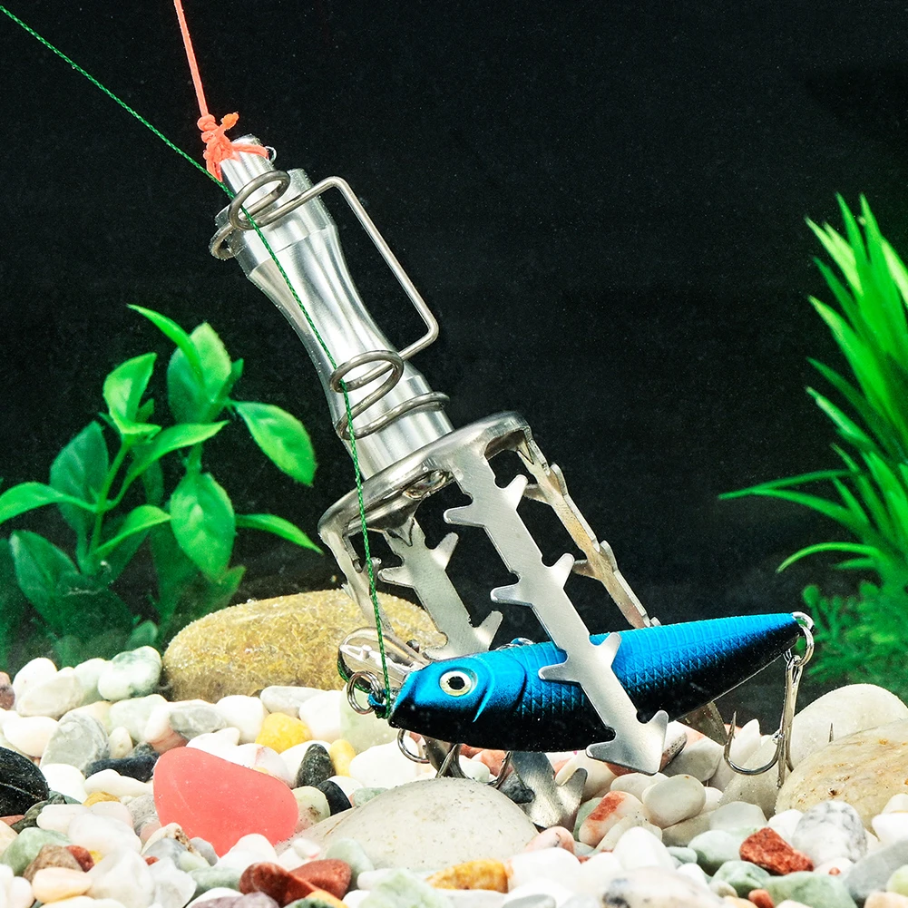 

Инструмент для восстановления приманки Snag, рыболовный захват, крючок с быстроразъемным механизмом и 30-метровой спасательной веревкой для использования на речном озере и резервуаре