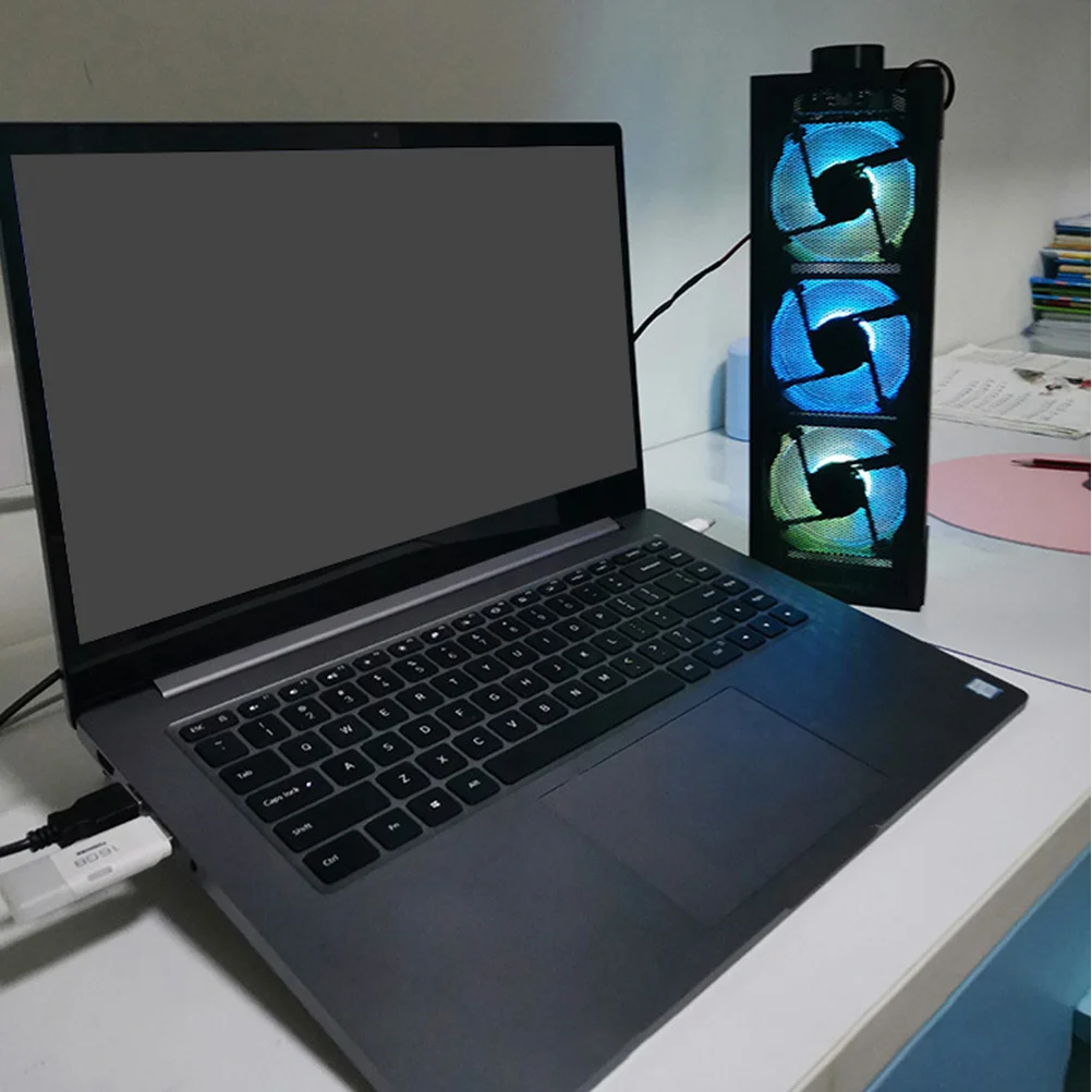 

1Set Laptop Cooling Rack High-Quality Aluminum Alloy Ergonomic Design for Eye Level Adjustment Reduce Neck Pain Home Office