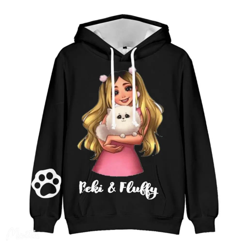 

Hot Rebekah Wings fans Merch Beki Fluffy Hoodie Women Men Hoodie Streetwear Cartoon y2k Clothes Boy Girls Kids Lovely Sweatshirt