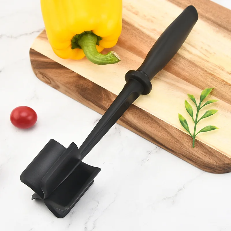 

Kitchen Meat Chopper Ground Beef Masher Mixing, Grinding and Pounding Spatula Meat Scraper for Mincing Meat