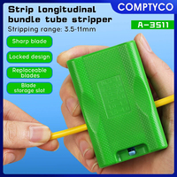 COMPTYCO A-3511 Fiber Stripper 3.5mm-11mm Longitudinal Banded Bundle Tube ​Stripper Optical Fiber Cable Sheath Stripper Tool