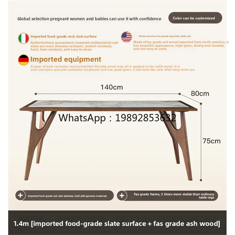 YFY New Chinese Style Solid Wood Dining Table and Chair Set High-End Light Luxury 2025 New Model for Small Apartments