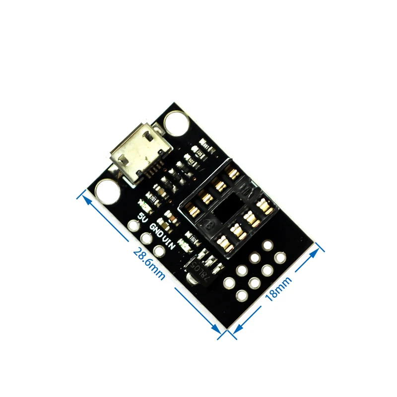 2-200Pcs T42 ATTiny13A/ATTiny25/ATTiny45/ATTiny85 Pluggable Development Programming Board