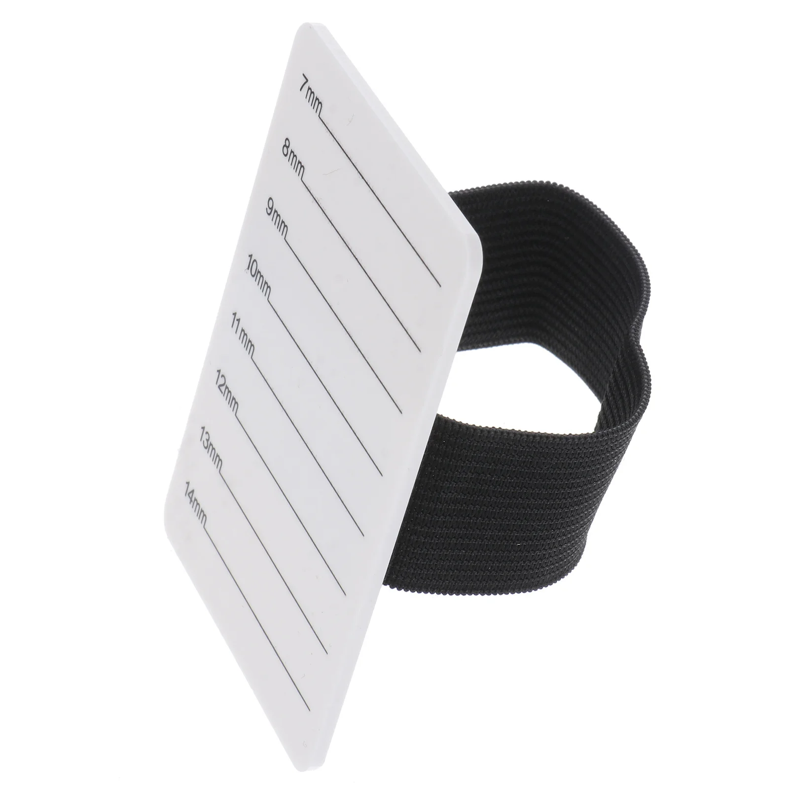

1pc Eyelash Display Board 8-15Mm Scale Grafting Eyelash Tray For False Lash Extension Holder Portable Lash Hand Plate