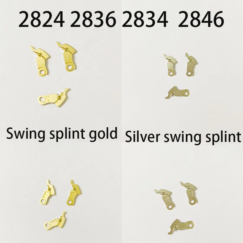 

Watch accessories apply to Swiss original ETA2824 2836 2834 2846 movement swing splint gold silver