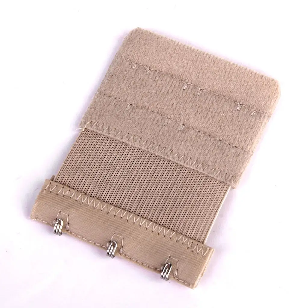 3 Eye Hook Bra Extender Adjustable Strap Soft Fabric Extension for Women Lingerie Comfort Fit