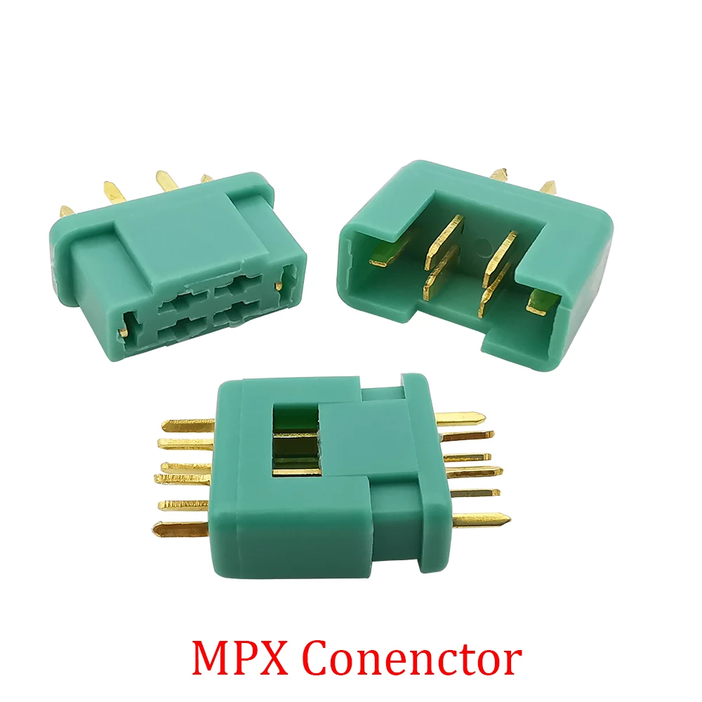 MPX Male Female Connectors 6 Pin Multiplex MPX Plug Jack Connector RC LiPo Battery Aeromodelling Accessorie DIY Tools Parts