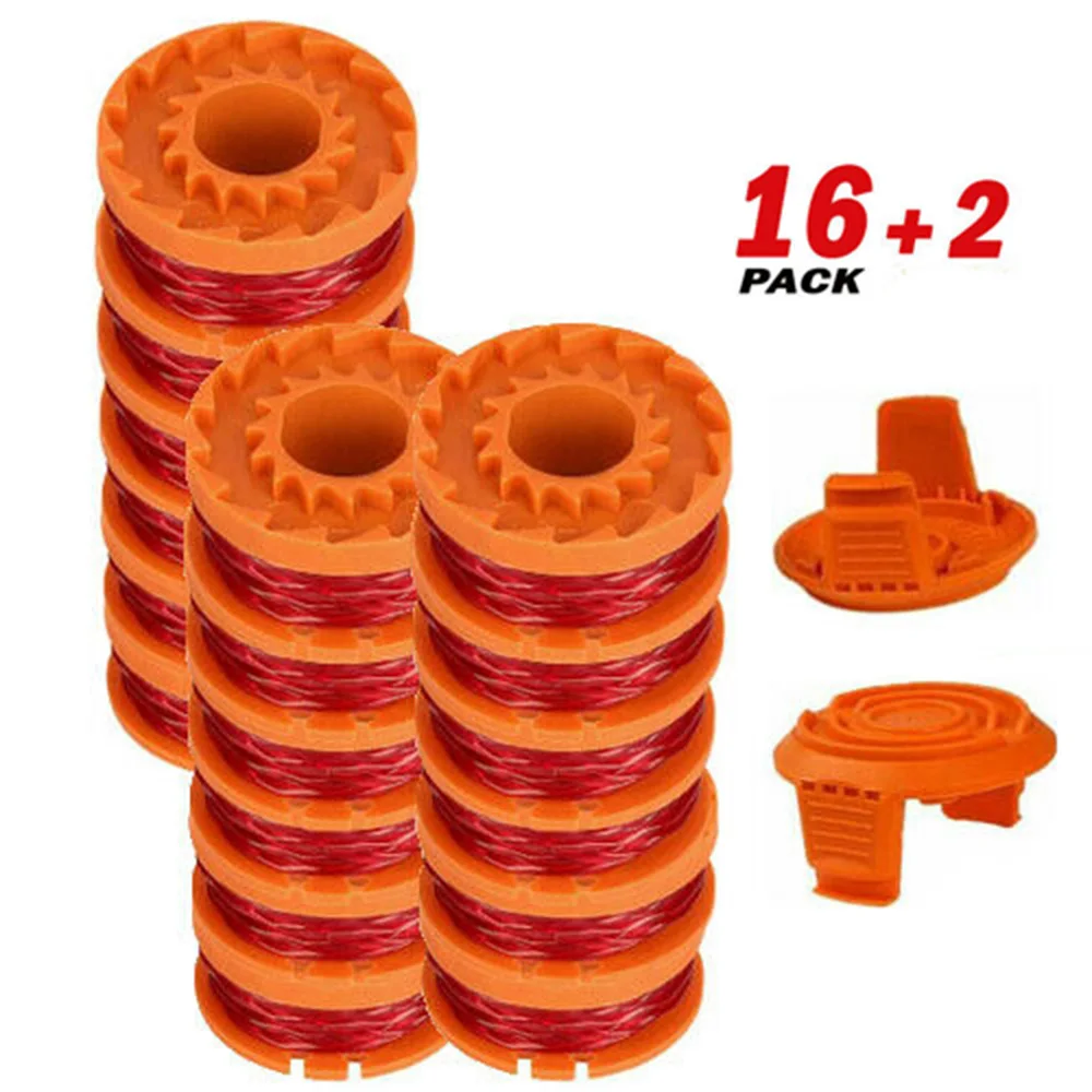 WA6531 GT Spool Line Machines Spool Line String Trimmer 16*Spool Line+2*Cap Accessories Accessory High-Quality
