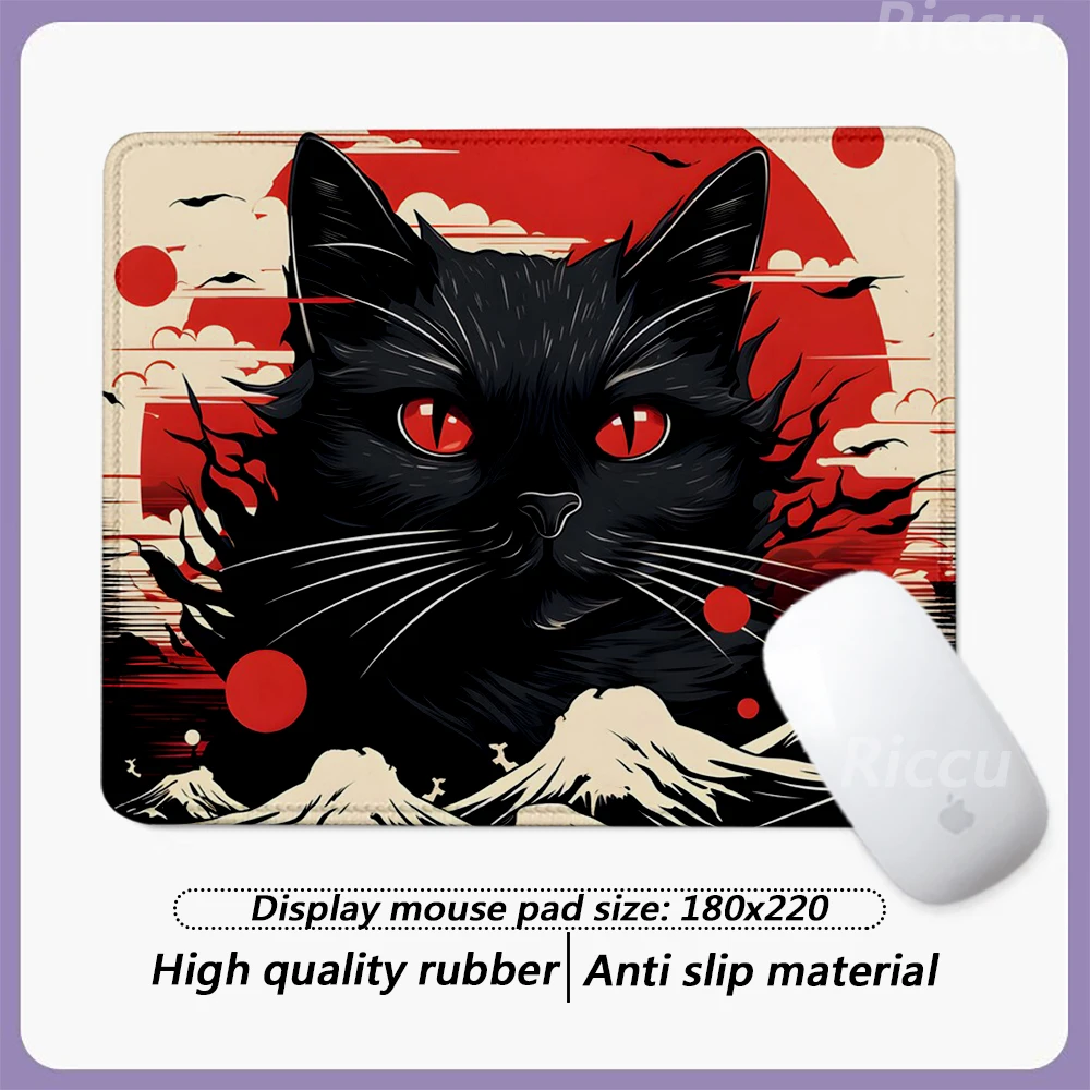 

Many people like it Japanese Cherry Cat Small PC High definition printing desktop PC Small size Mat gaming accessories mouse pad