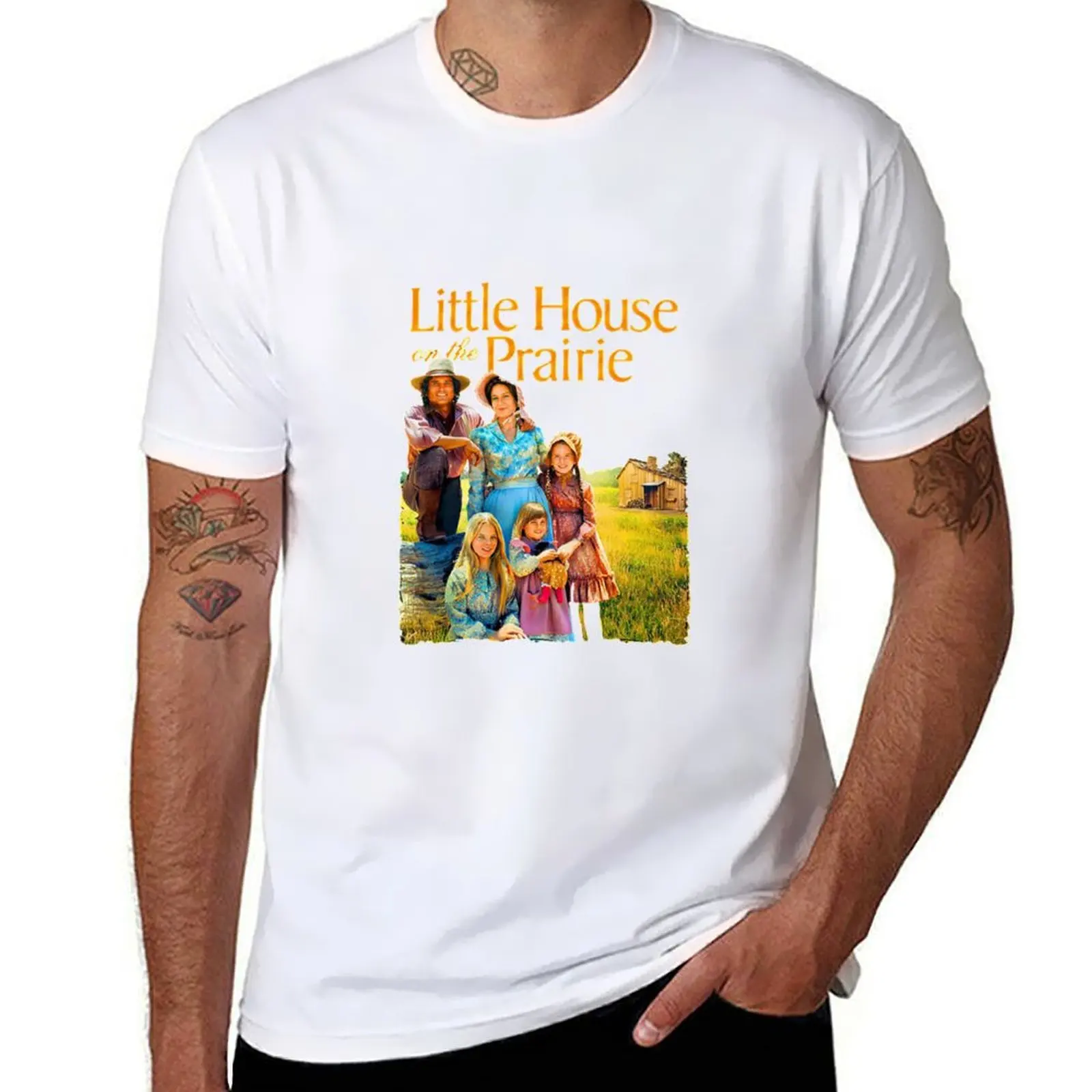 Little house on the prairie movie T-Shirt t shirts for man pack white t shirts for man graphic cars