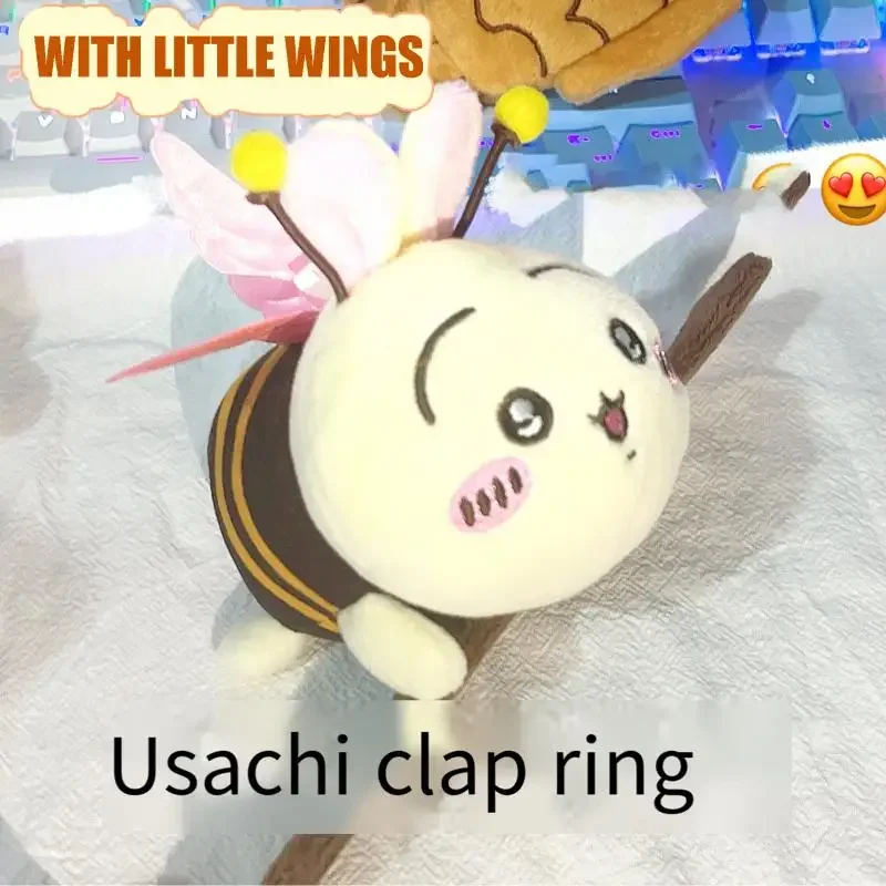 Cartoon Chiikawa Usachi Hachiware Pluche Polsbandje Slap Armbanden Hand Clap Ring Speelgoed Leuke Anime Kinderen Verjaardagscadeau