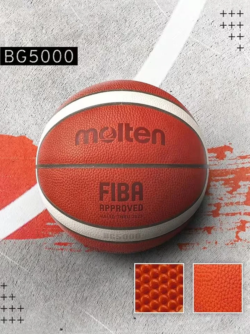 Molten BG5000 GF7X bola basket, sertifikasi resmi tim bola standar pria dan wanita