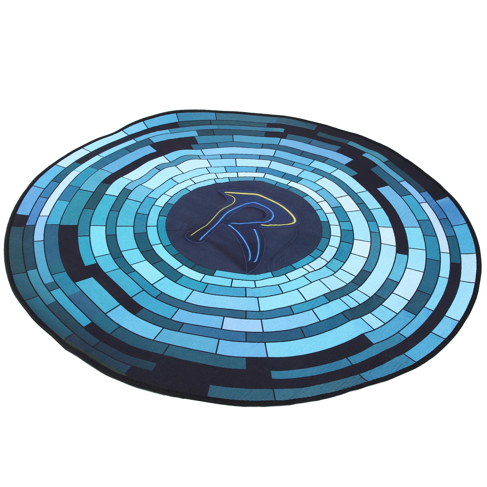 

Thickened Drum Carpet Soundproof Nonslip Anti-Skid Damping Mat for Home School Office Use Washable Reusable Drum Rug Floor Mat