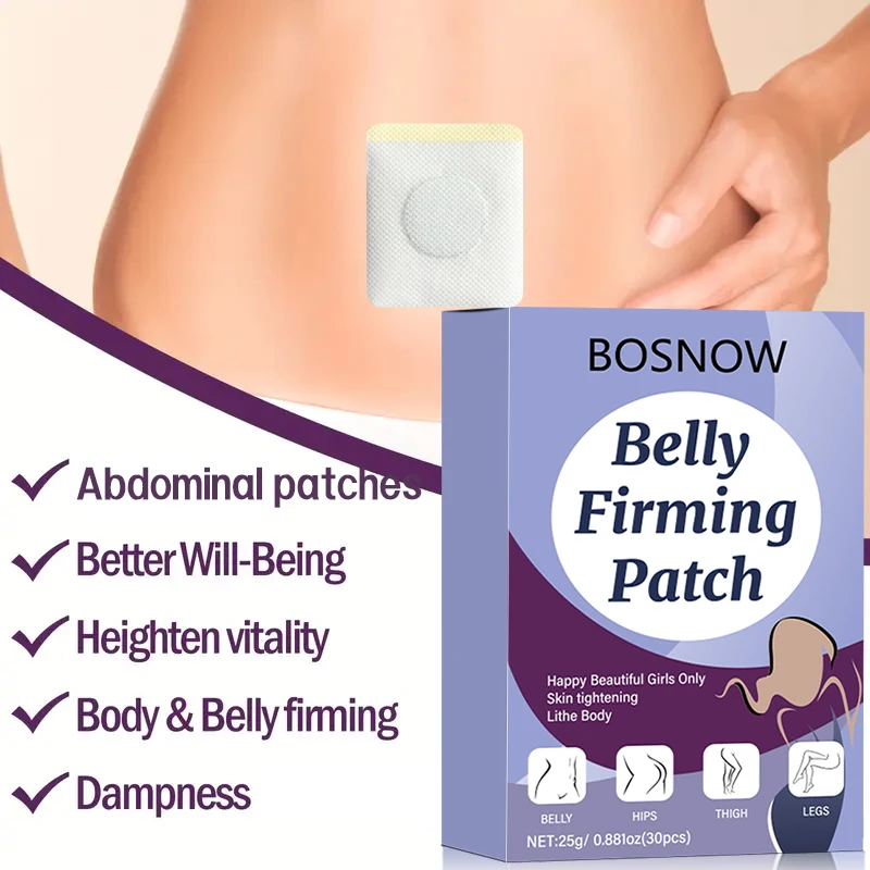 30Pcs Skin Care Patches, Breathable and Comfortable, Good Adhesion, Easy to Apply on the Navel, Gentle on the Skin, Fresh Scent, Fast and Effective, Suitable for the Abdomen, Buttocks, Thighs and Legs, Can Be Worn at Any Time during Exercise, Sleeping, or Work, Unisex