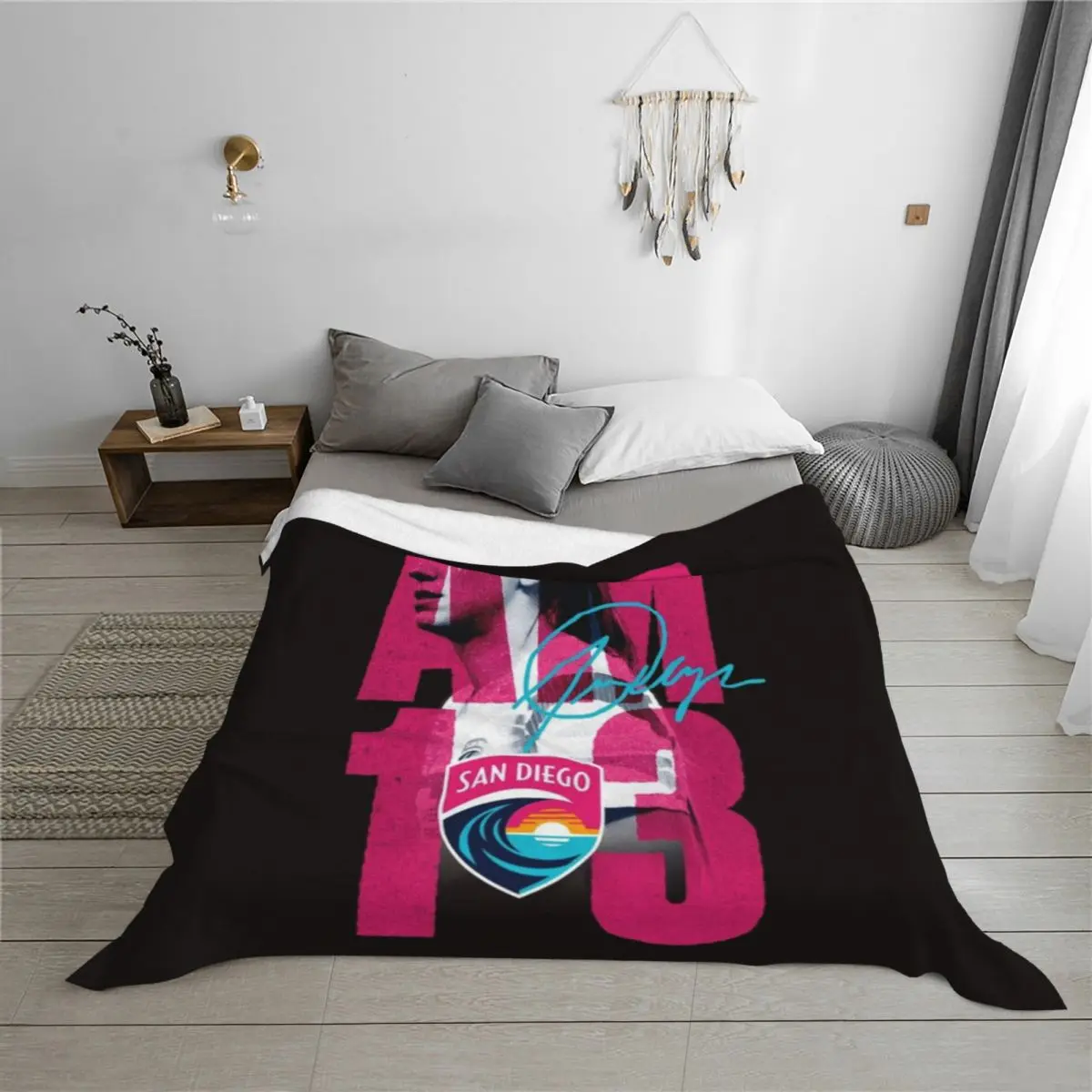 NWSL Alex Morgan رمي بطانية الطفل السفر كيس النوم البطانيات لبطانيات الطفل #3