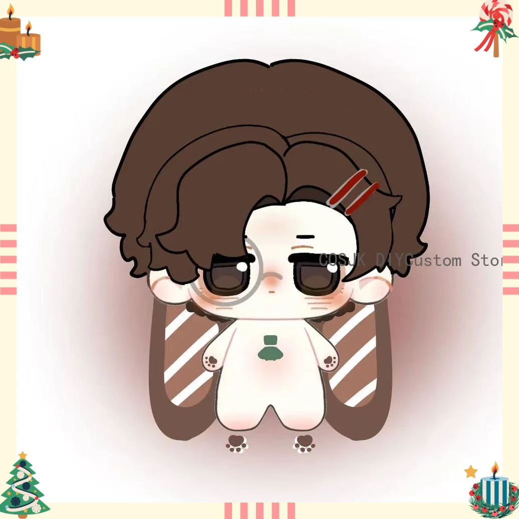 

Anime Novelist Orpheus Identity Ⅴ10CM Normal Body Kawaii Mini Plush Stuffed Plushie Pendant Cute Figure Keychain Bag Gift