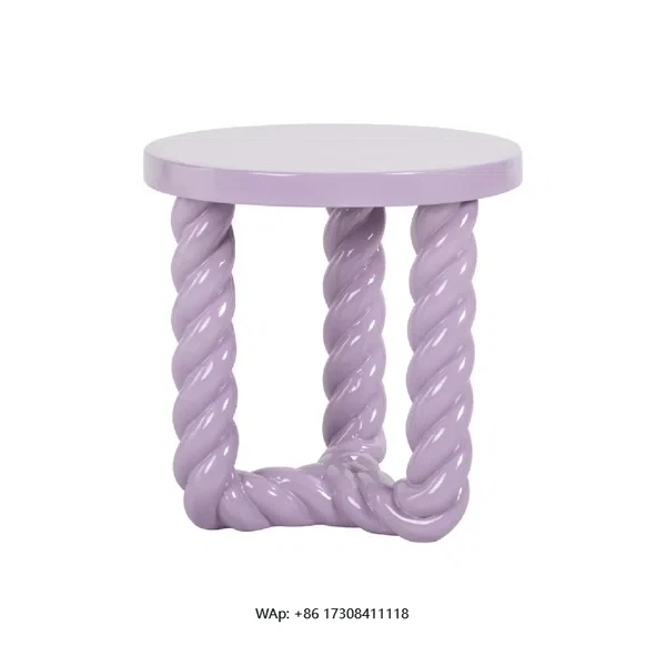 

retro wooden stool Nordic solid wood rubber wood round and semi-circular seat creative leg design dining stool