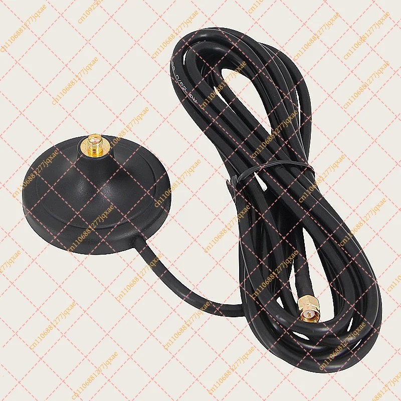 SMA Female Car Magnetic Antenna Base | Strong Suction Cup Mount for WiFi Router & Network Card
