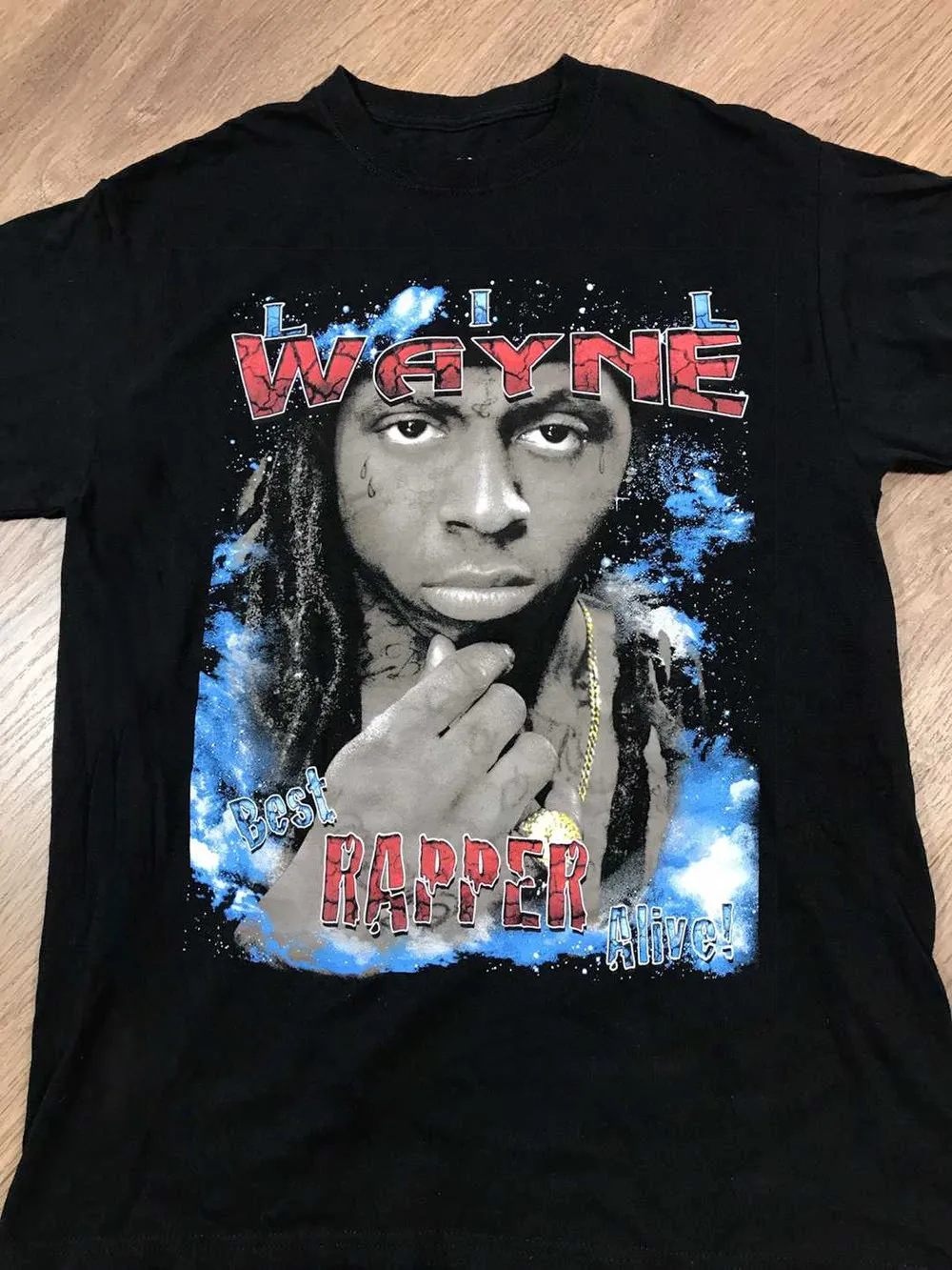 Black Lil Wayne Best Rapper Alive Black Unisex Shirt Adult Tee BS153