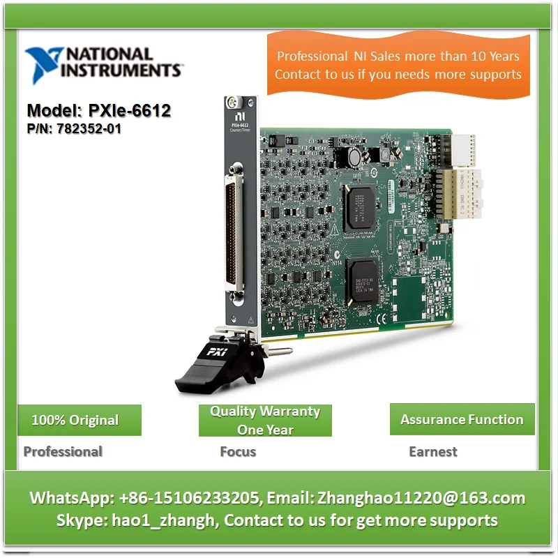 NI PXIe-6612 782352-01 PXI Counter/Timer Module
