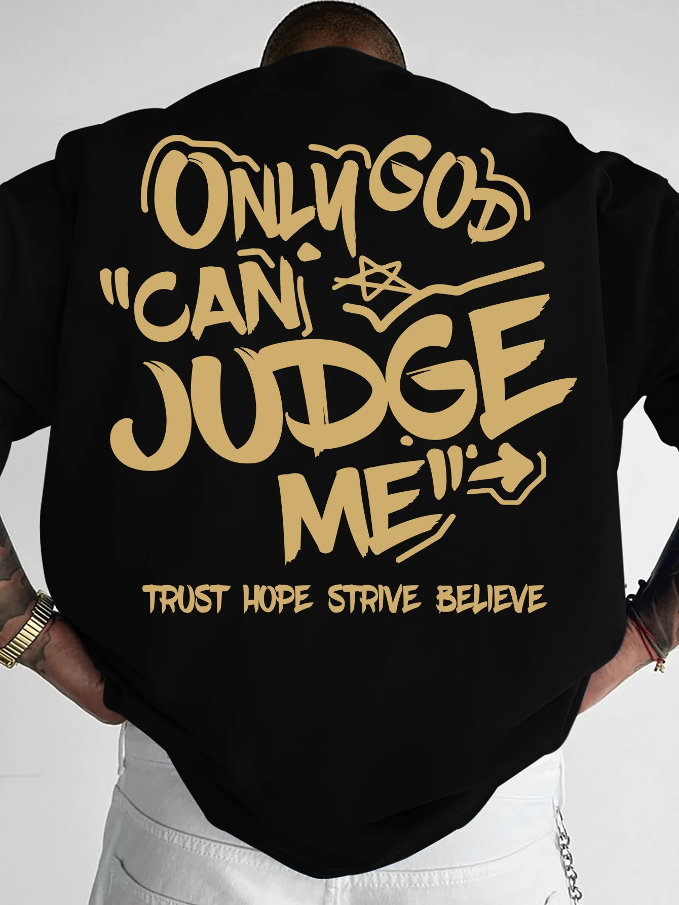 Graphic Tee Men's and Women's Street Style T-shirt 