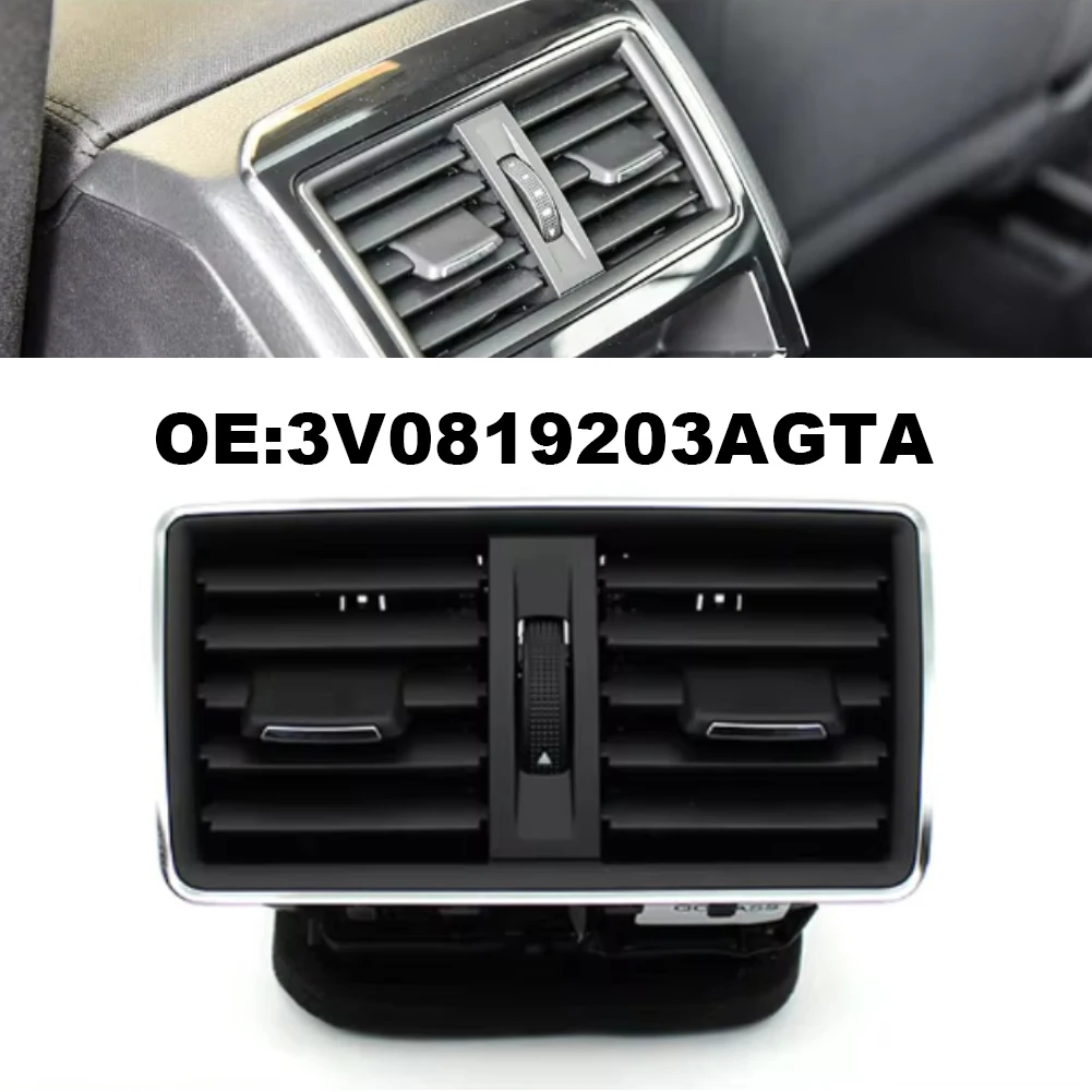 

For Skoda's New Armrest Box Air Conditioning Rear Air Outlet OEM Part Number 3V0819203AGTA Replacement Car Accessories
