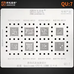 For Qualcomm Snapdragon750G 775G 765G POCO X4 PRO  SM6125 SM6375 SM7125 SM6115 SM7150 SM4350 SM7350 Tin Network for CPU Stencil