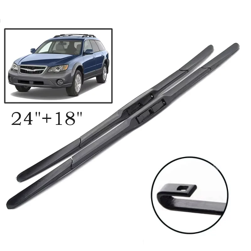 

Wiper Front Wiper Blades For Subaru Outback MK3 2005 - 2009 Windshield Windscreen Clean Window Car Rain Brushes 24"+18"