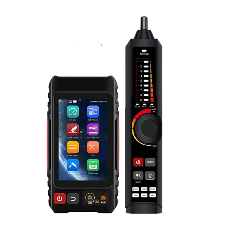 B23B Multi-Function Network Cable Tracer LT-600M IP RJ45 Poe Detector Cable Tracker Network Cable Finder