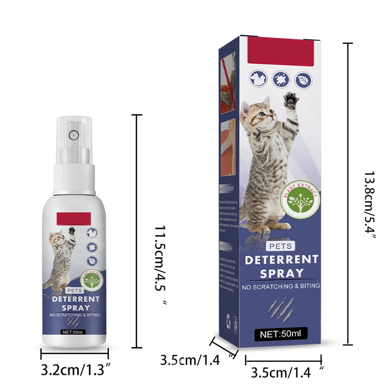 Cat Spray Deterrent Protect Furniture Spray For Anti Scratching & Biting Herbal Plant Safe Ingredients Keep Pet Off Pr Sale