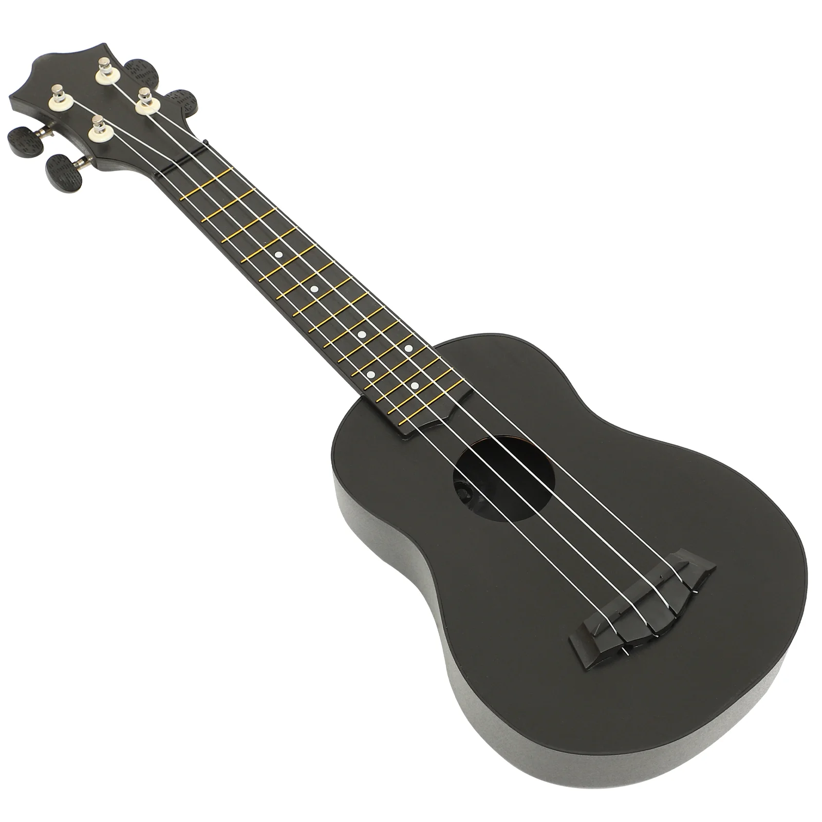 Guitars Four String Ukulele Fret Board Stringed Instrument Aldult Kids Acoustic Wood Black Adult Adults Classical Child