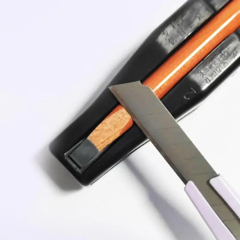 1Pcs Auxiliary Tool Eyebrow Pencil Sharpener Duckbill-Shape Eyebrow Sharpener Peel Off Brow Pencil For Sharpening Brow Pen Tip