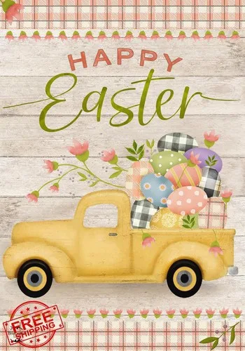 Easter Egg Pickup Garden Flag 12.5x18 Briarwood Lane Holiday Decor XXM
