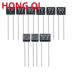 Échantillonnage standard de blanchiment à basse température, haute précision, résistance non inductive, RJ711, 0.01%, 0,25 W, 1R, 2R, 50 verrerie, 2K, 5PPM