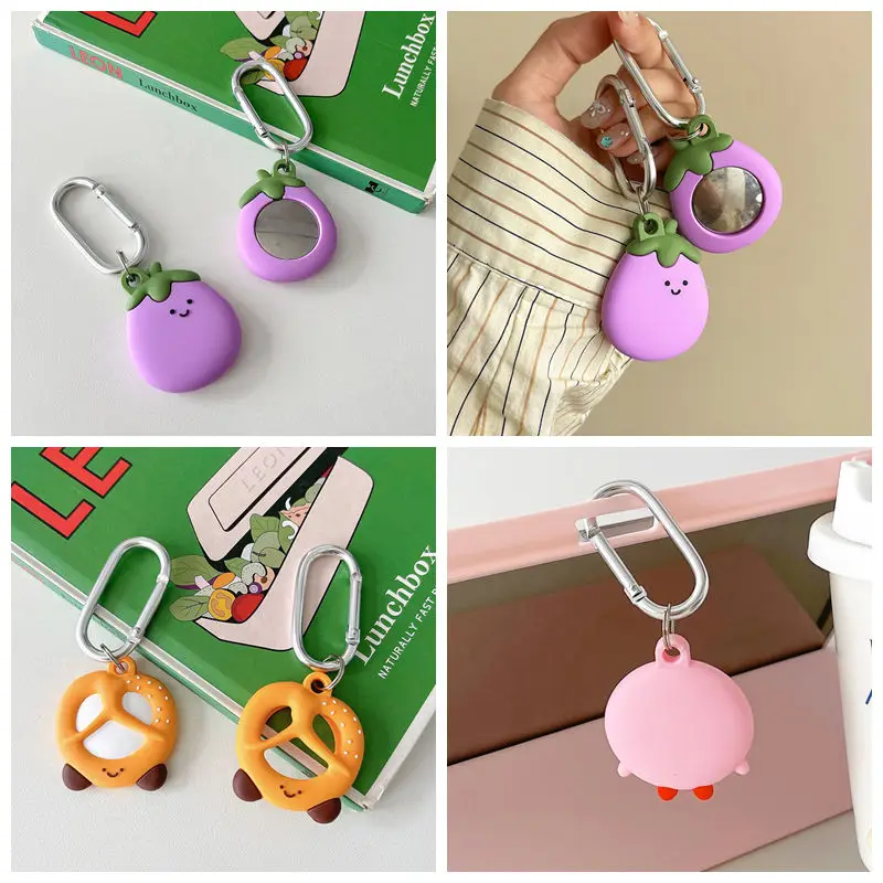 Мультяшный чехол для airтеги, милый корейский Забавный силиконовый защитный чехол для защиты от потери