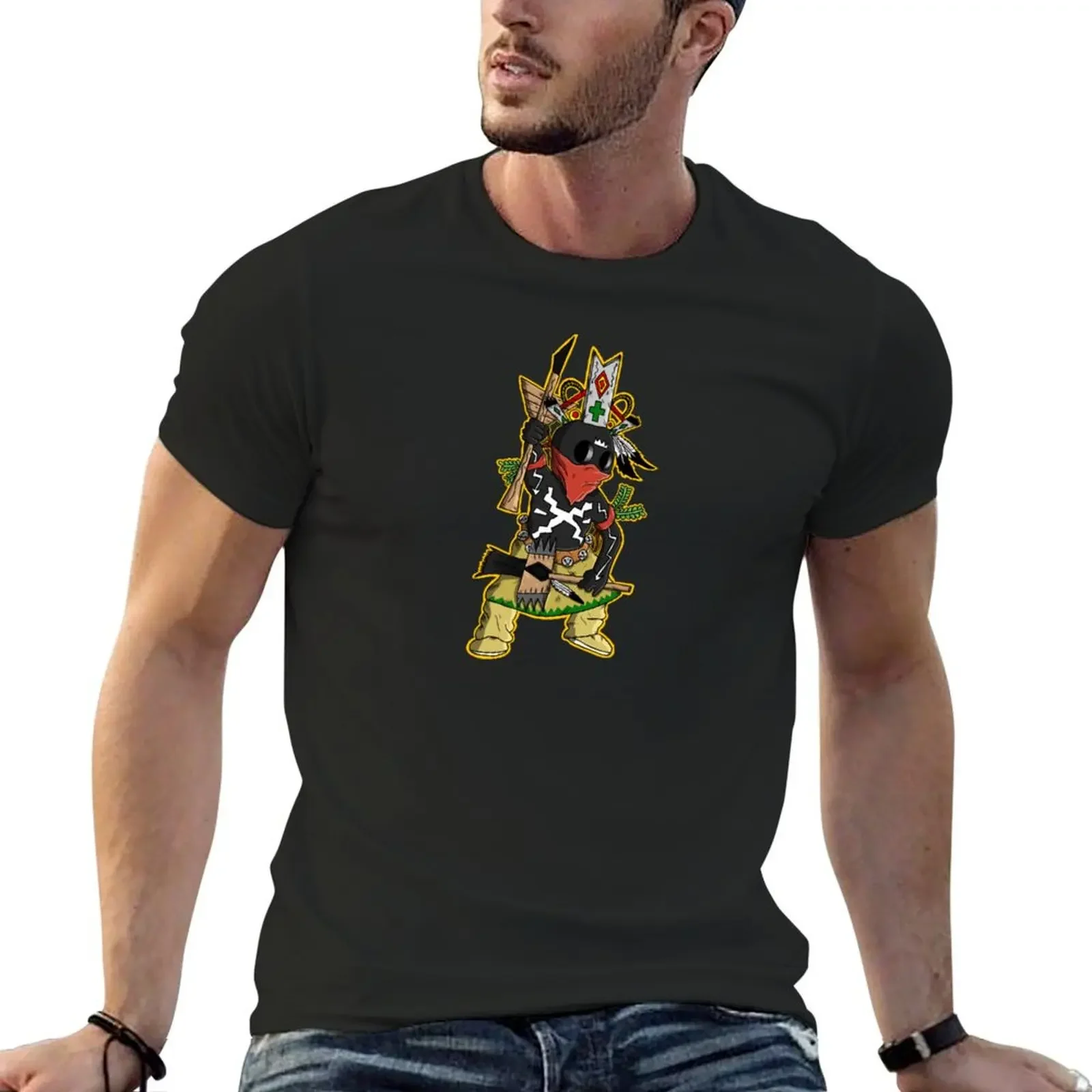 

Apache crown dancer T-Shirt anime quick drying plain mens graphic t-shirts anime