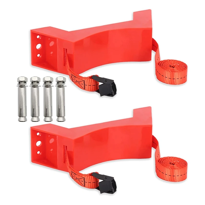 2Pcs Propane Tank Holder, Gas Cylinder Holder,Cylinder Wall Mounted Bracket,Gas Cylinder Holder For Rv Water Softener