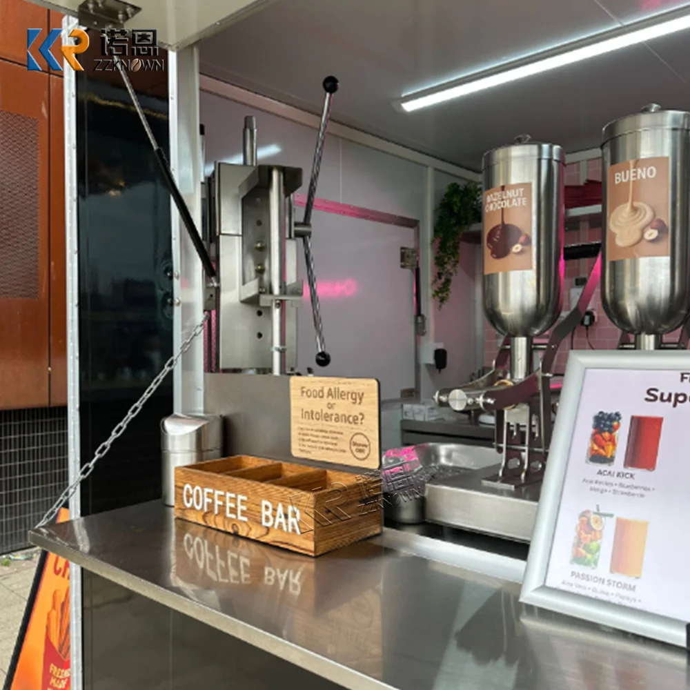 Camión de Comida Móvil Compacto y Económico, Venta al Por Mayor, Carrito de Comida para Venta Ambulante y Catering para Compradores al Por Mayor