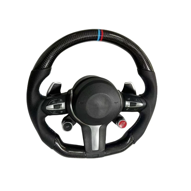 

Hot Selling 100% REAL Carbon Fiber Steering Wheel F21 F30 F31 F32 3 Series 332 Dlls 1 2 3 4 Series GT for BMWs