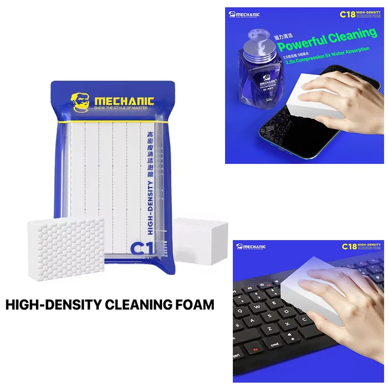 MECHANIC C18 High Density Cleaning 5x Water Absorption Wear Resistant for Phone PCB Keyboard and Electronic Repair Tools