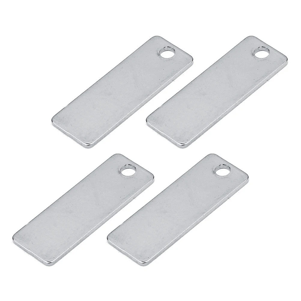 

10 PCS Stainless Steel Pendant Charm Rectangle Jewelry Making Pendants DIY Charms
