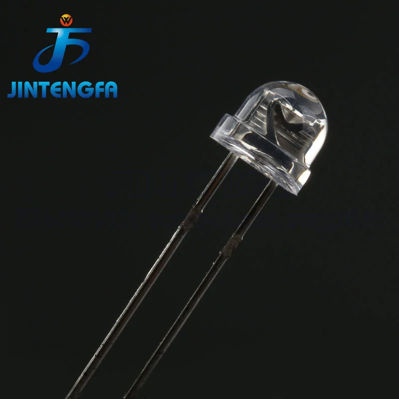 100pcs 5mm Strohhut LED emittierende Diode Mikro anzeige warmweiß rot grün blau gelb orange UV rosa RGB blinkende DIY Glühbirne