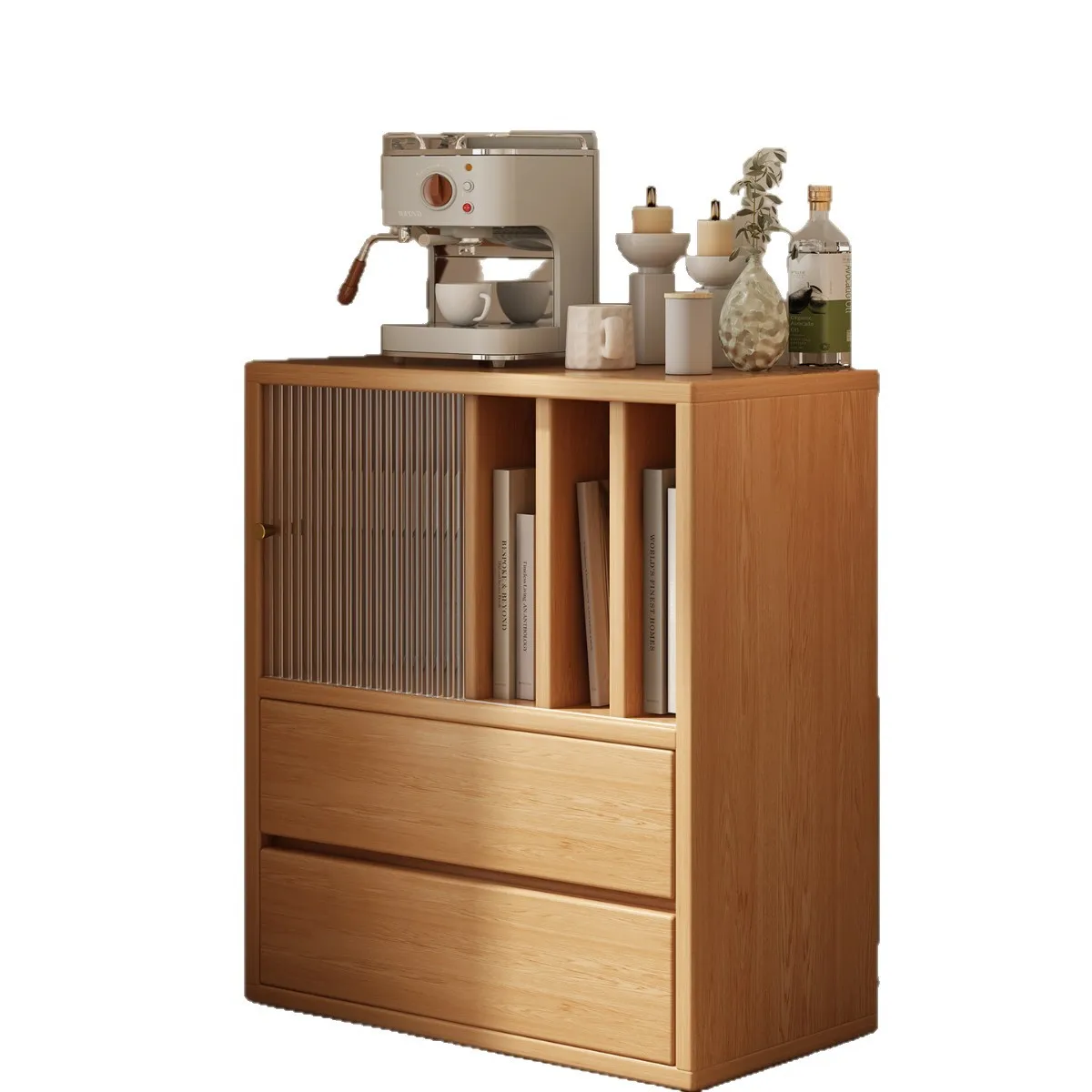 Modular Cabinet, Living Room Bookcase TV Stand Storage Unit, Home Floor Shelf Organizer, Display Rack Sideboard