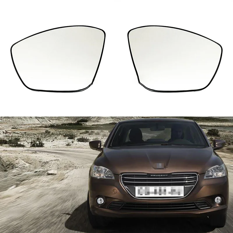 

Heated car side mirror glass for Citroen C3 DS3 Opel Kosa F Peugeot 301 308 2008 OEM:1607512180/1607512280