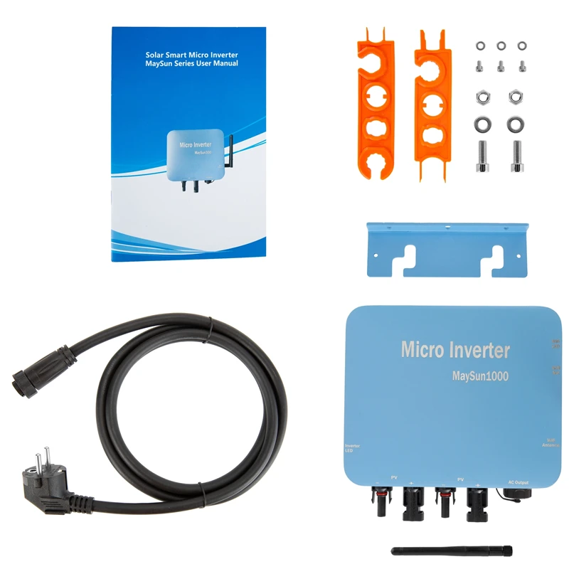 Inversor inteligente de onda sinusoidal pura para el hogar, micropanel Solar de 600W, 700W, 800W, 1000W, 36V, MPPT, para conexión a red de 220/110V, CA