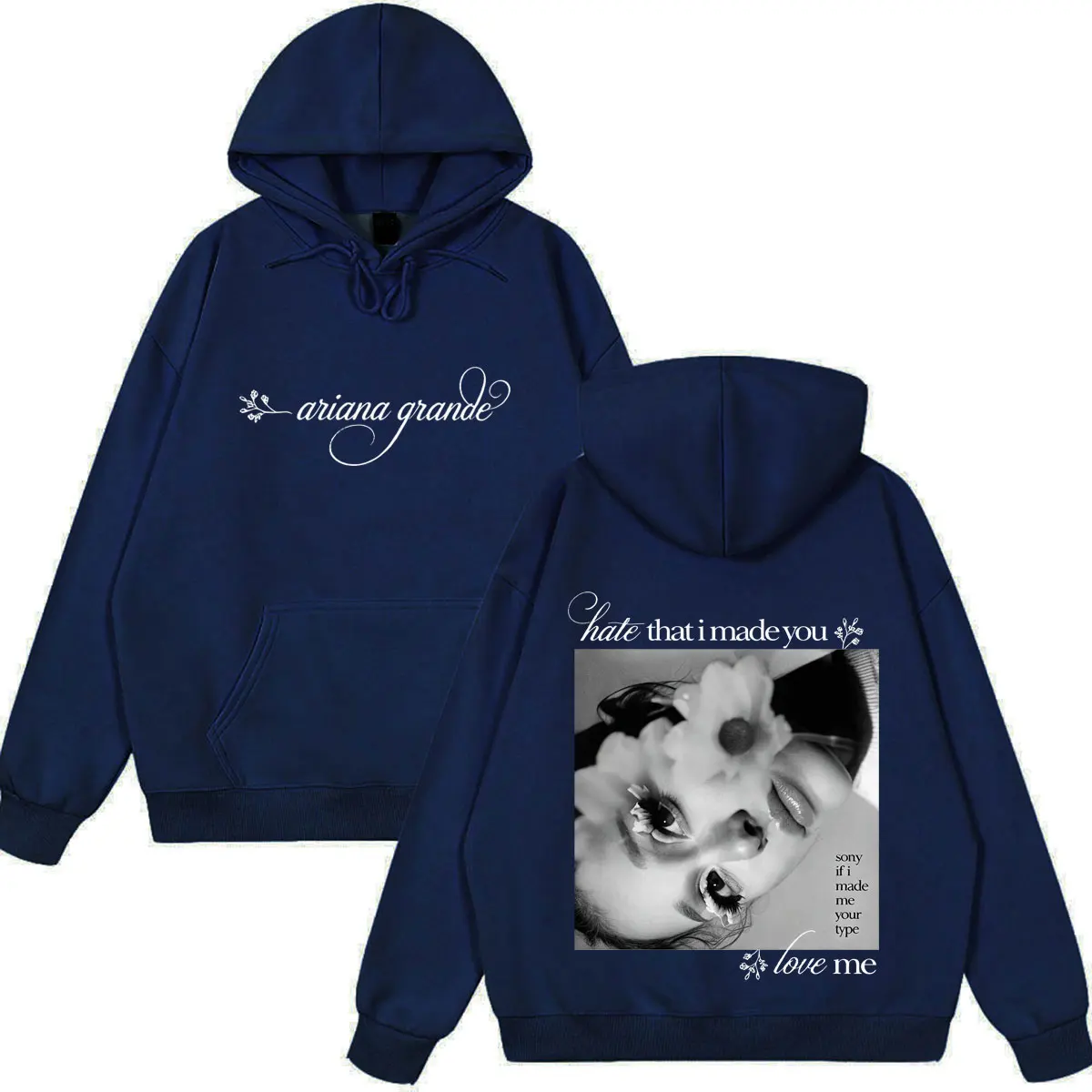 Customization Ariana Grande Petal Album Tour 2026 Print Hoodie Men Women Fashion Clothing Pullover Winter Loose Casual Vintage S